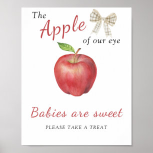 Apfel-Baby-Party - Babys sind süß Poster