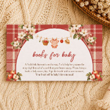 Apfel-Baby-Party-Blumenbücher für Baby-Party
