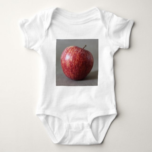 Apfel Baby Strampler (Vorderseite)