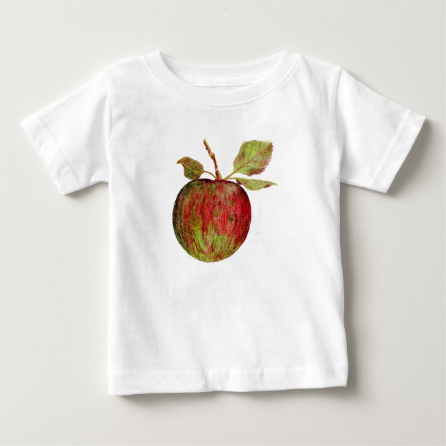 Apfel Baby T-shirt (Vorderseite)