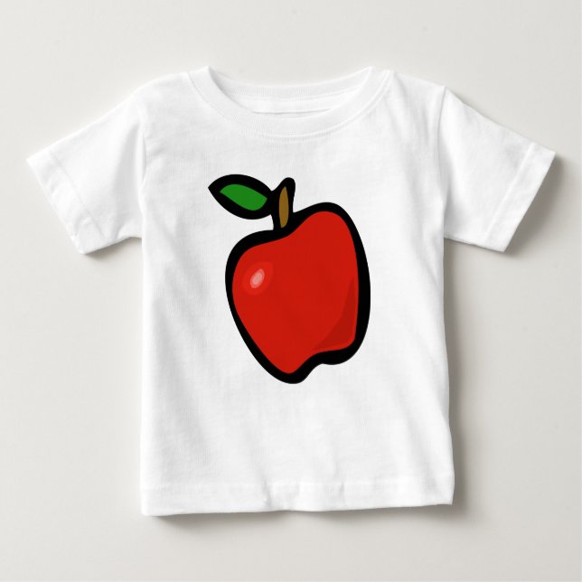 Apfel Baby T-shirt (Vorderseite)
