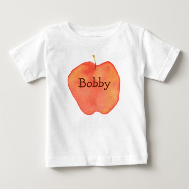Apfel Baby T-shirt (Vorderseite)