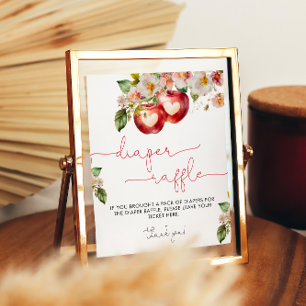 Apfel-Babydusche-Windelwaschmittel-Windelwaschmitt Poster