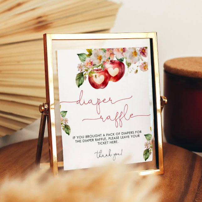 Apfel-Babydusche-Windelwaschmittel-Windelwaschmitt Poster (Von Creator hochgeladen)