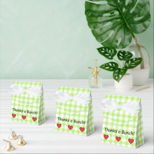 Apfel-Babyshower-Anhänger – “Vielen Dank!” Geschenkschachtel