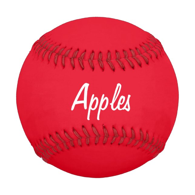 Äpfel Baseball (Vorderseite)