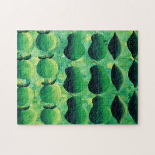Äpfel Birnen und Limetten Malerei Puzzle