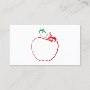 Apfel-blüh-Lochkarte Treuekarte