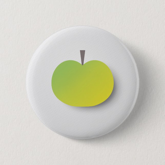 Apfel Button (Vorderseite)