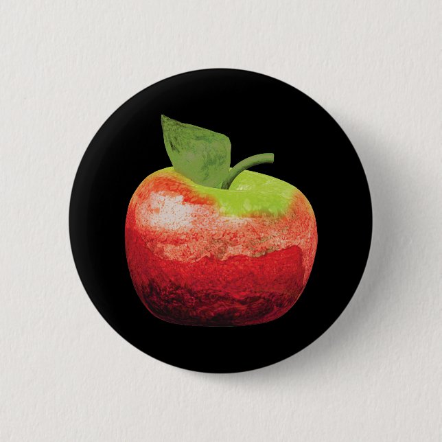 Apfel Button (Vorderseite)