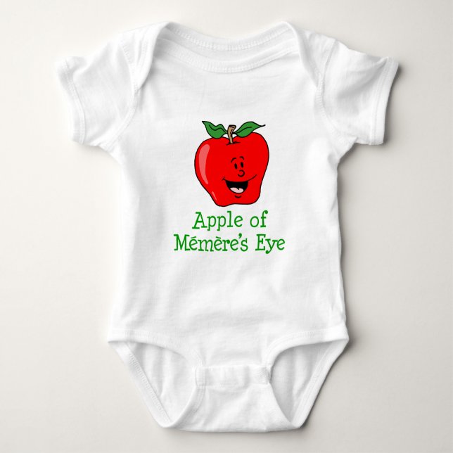 Apfel der Augen von Memere Baby Strampler (Vorderseite)