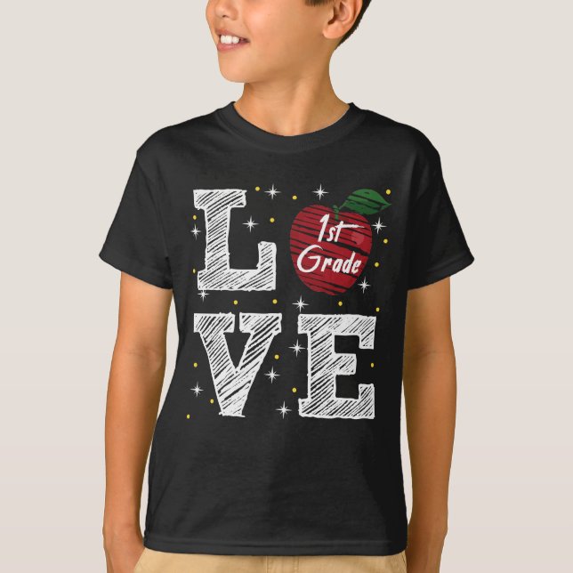 Apfel der Liebe 1. Klasse T-Shirt (Vorderseite)