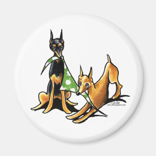 Äpfel des Zwergpinscher-n Magnet
