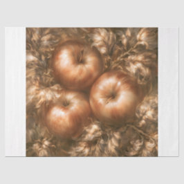 Äpfel ernten seidenpapier