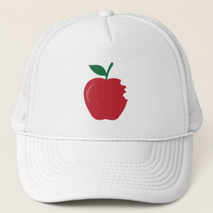 Apfel essen truckerkappe