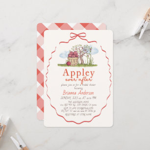 Apfel-Ever-After-Apfelbaum-Brautjungfer-Party Einladung