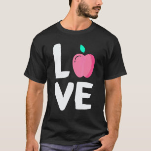 Apfel Frucht Sommer Vegan Apfelsaft T-Shirt