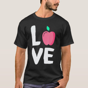 Apfel Frucht Sommer Vegan Apfelsaft T-Shirt