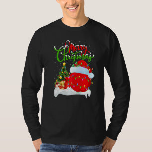 Apfel Frucht Weihnachtsdekorationen Santa Apfel We T-Shirt