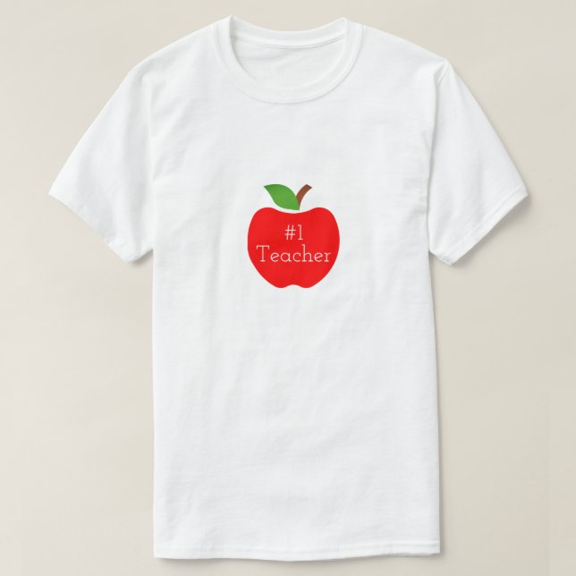 Äpfel für Lehrer T-Shirt (Design vorne)