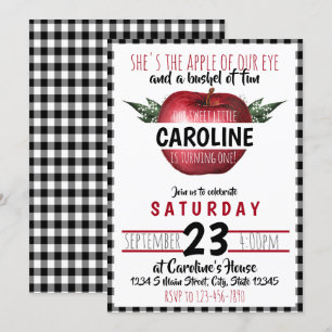 Apfel Geburtstag Einladung