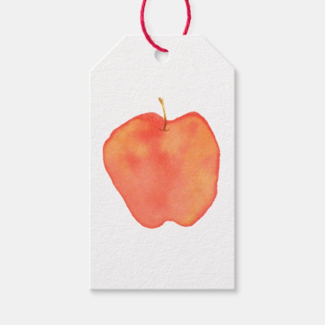 Apfel Geschenkanhänger (Vorderseite)