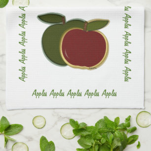 Äpfel Geschirrtuch