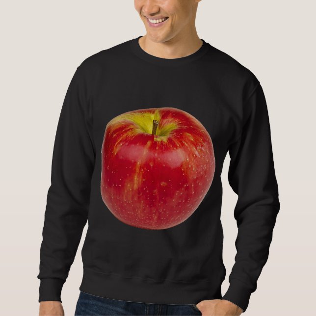 Apfel Gesundes Obst Sweatshirt (Vorderseite)