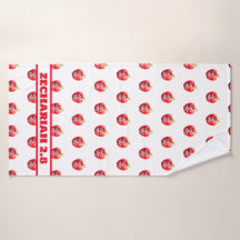 Apfel Gottes Augen rot und weiß