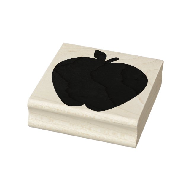 Apfel Gummistempel (Stempel)