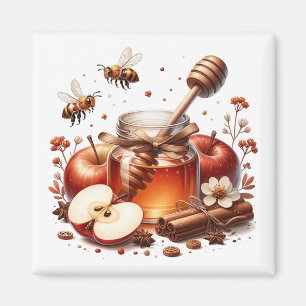 Apfel Honig Magnet