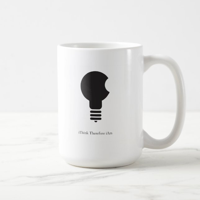 Apfel Humor Tasse (Rechts)