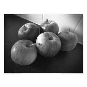 Äpfel in der Küche Fotodruck