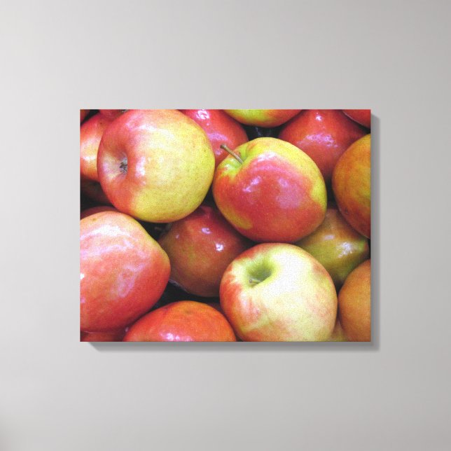Äpfel in der Leinwand (Vorderseite)