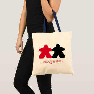 Äpfel in der Liebe, Rot-Schwarz-Tasche Tragetasche