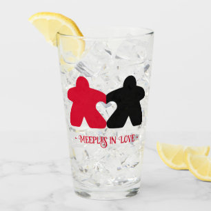 Äpfel in der Liebe, Rot und Schwarz Glas