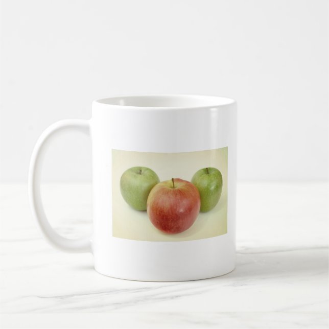 Äpfel Kaffeetasse (Links)
