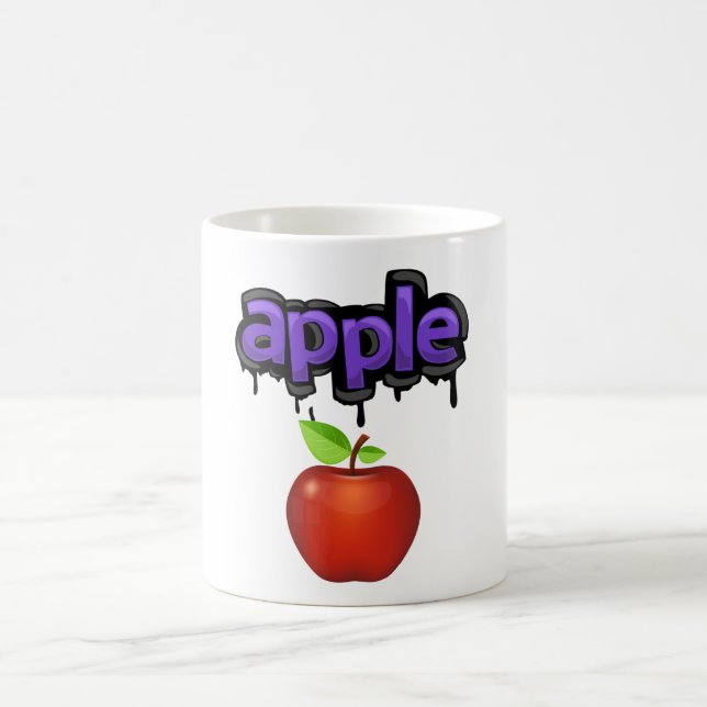 Apfel Kaffeetasse (Mittel)