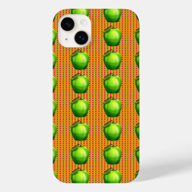 Äpfel Kariert Case-Mate iPhone Hülle (Rückseite)