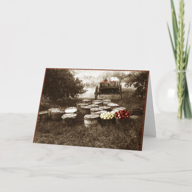 Äpfel Karte (Vorderseite)