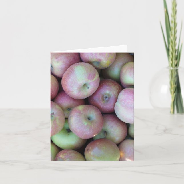 Äpfel Karte (Vorderseite)