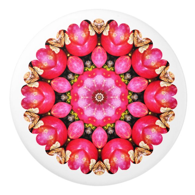 ÄPFEL KERAMIKKNAUF (Vorderseite)