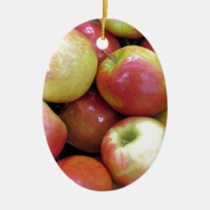 Äpfel Keramikornament