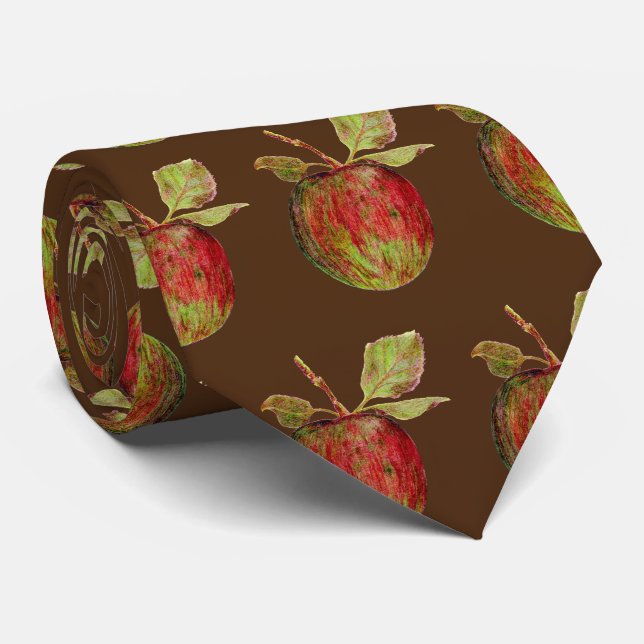 Apfel Krawatte (Gerollt)