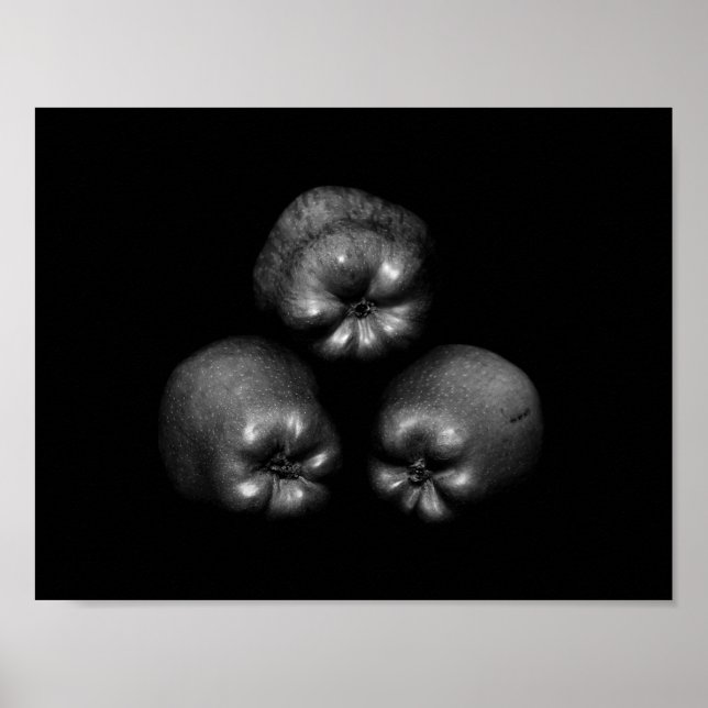 Äpfel - Kunst Klassisch Elegant Spaß einzigartig Poster (Vorne)
