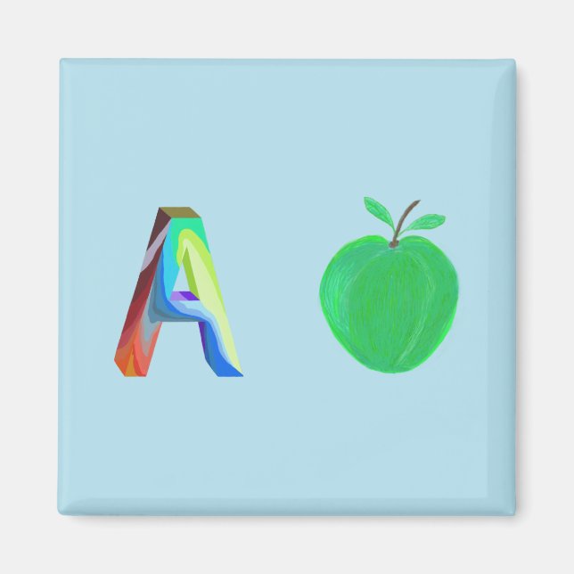 Apfel Magnet (Vorne)