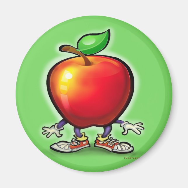 Apfel Magnet (Vorne)