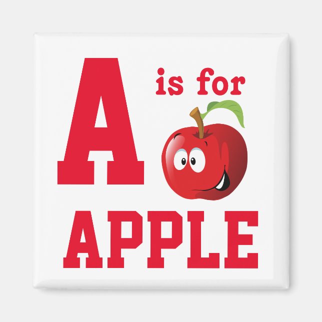 Apfel Magnet (Vorne)