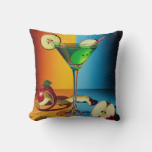 Apfel Martini Pop Art