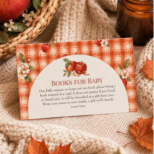 Apfel Meiner Augen Herbst-Baby-Party Bücher Für Ba Mitteilungskarte